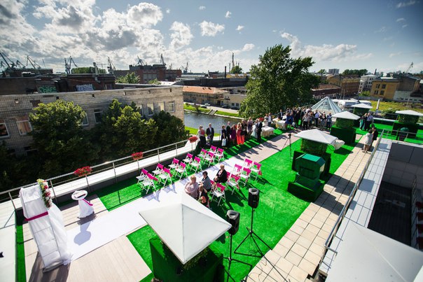 выездная регистрация на крыше red stars